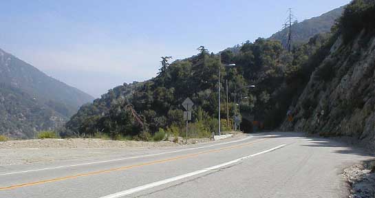Mt. Baldy Road, above the Tunnel
