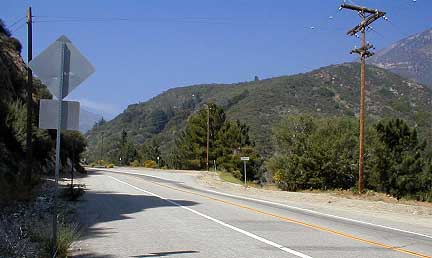 Mt. Baldy Road, below the Village